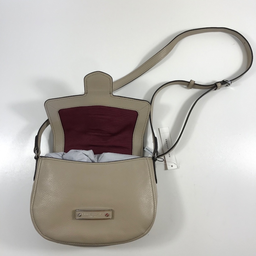 ✨NWT✨ MARC JACOBS Traveler Mini Messenger Crossbody Shoulder Bag Light Slate - Picture 7 of 8